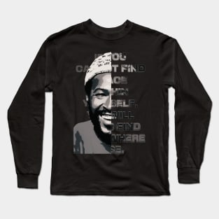 Marvin Gaye Smile Long Sleeve T-Shirt